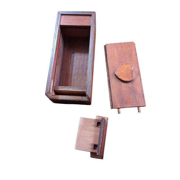 Rectangle secret wooden puzzle box - Picture 6 of 6
